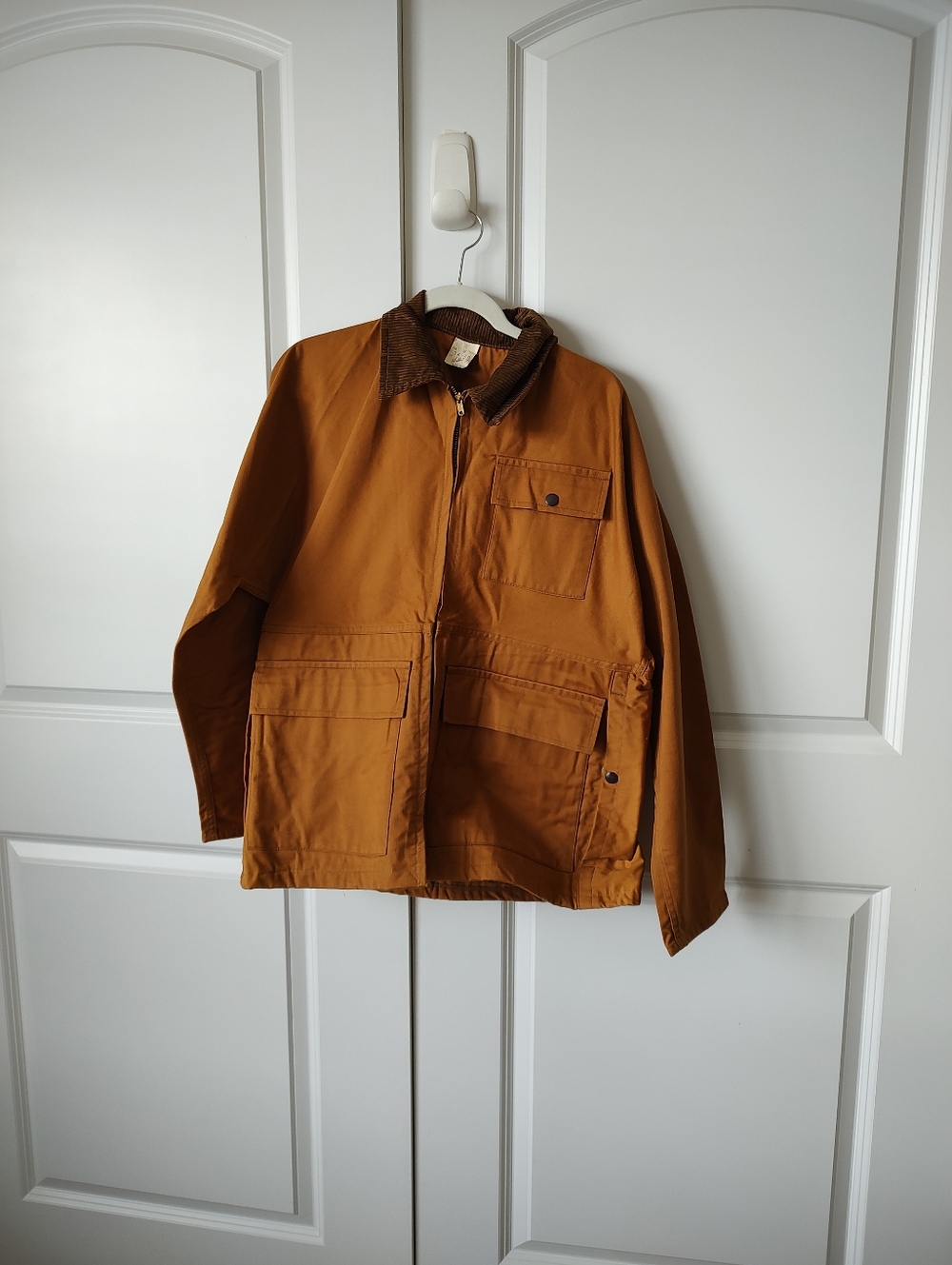 VTG 1977 Ideal Products Inc Canvas Fishing Jacket Size M 38-40 Sykesville, PA.